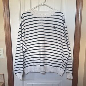 H&M Monochrome Striped Sweater